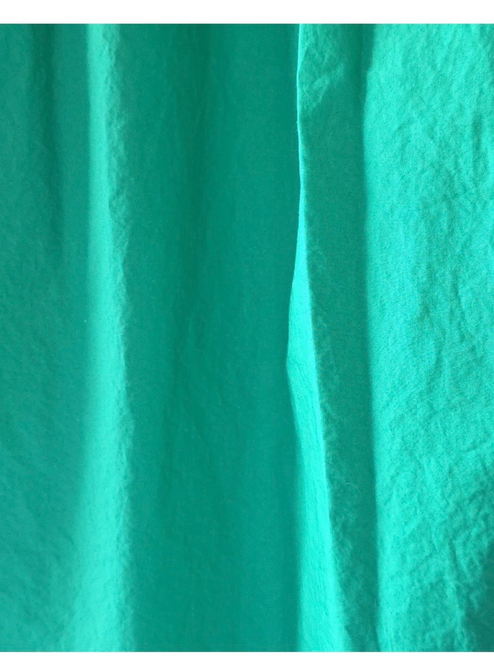 Banana Republic Bright Green Midi Skirt with Drawstring Waist . imperial jade . - Picture 5 of 12
